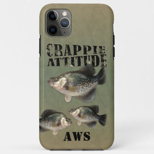 Atitude De Crappie capas de iphone De Cascos De Pe