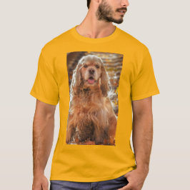 Atitude tímida com peles: T-shirt de cães de patas