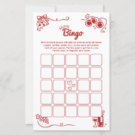 Atividade de Bingo de Noiva 'Isso é Amor' Casament
