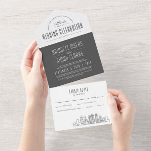 Atlanta Deco Skyline   Casamento