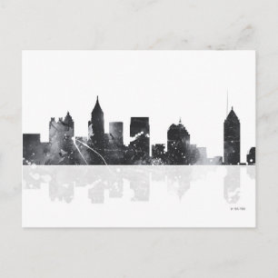 ATLANTA GEORGIA SKYLINE - Cartões postais
