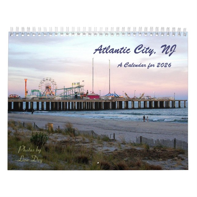 Atlantic City, NJ - Um Calendário para 2026 (Capa)