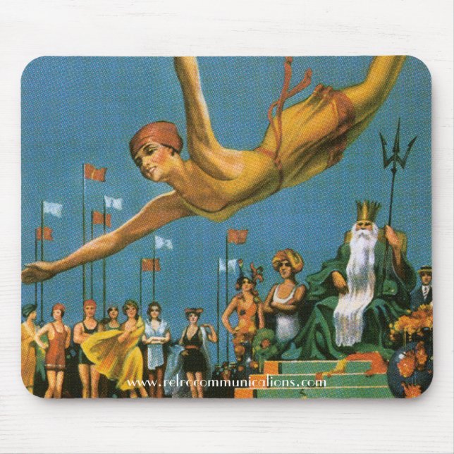 Atlantic City Poster Mousepad (Frente)
