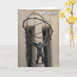 Atlas Segurando os Céus - cartão