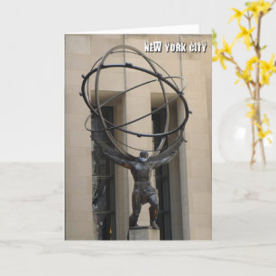 Atlas Segurando os Céus - cartão