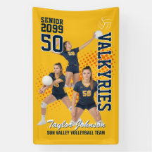 Atleta Sênior de Volei Foto Personalizada Esportes