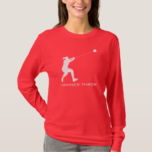 Atletismo - t-shirt do lance de martelo das