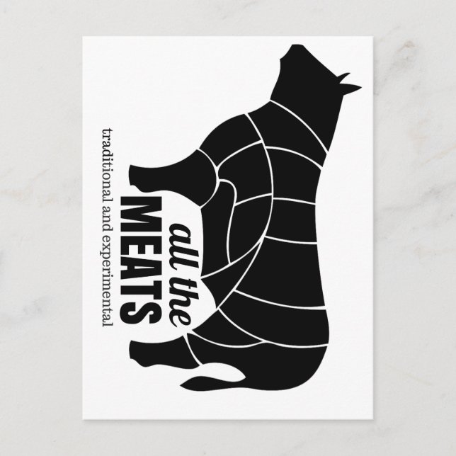 ATM - Cartão postal de Beefy Badness (Frente)