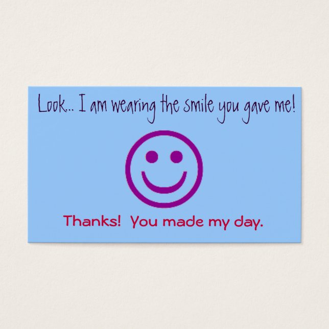 Ato aleatório de bondade cartas de bondade (Frente)