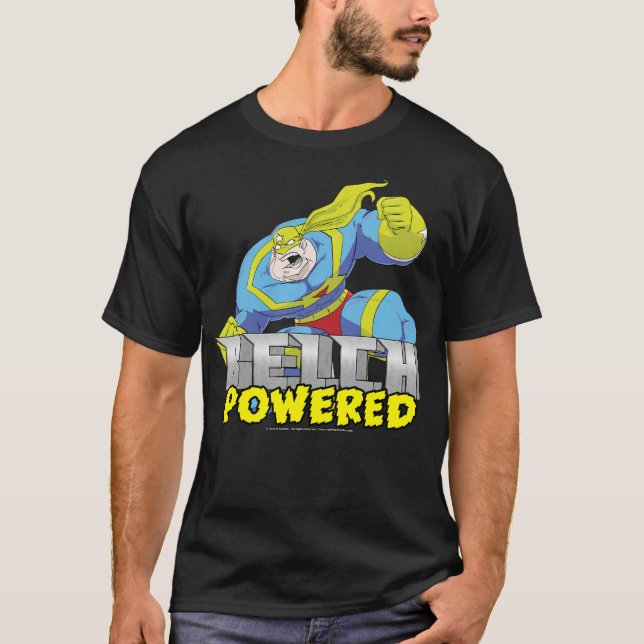 Atomic Belch Man - Camiseta com Poder de Arrota (Frente)