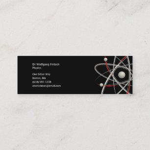 Átomo - cartão de visita do cientista