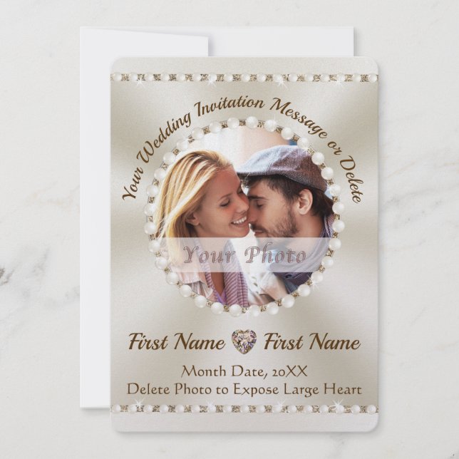 Atordoamento, Cartões com fotos de Convites de Cas (Frente)