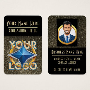 Atores Dourados de luxo negros profissionais