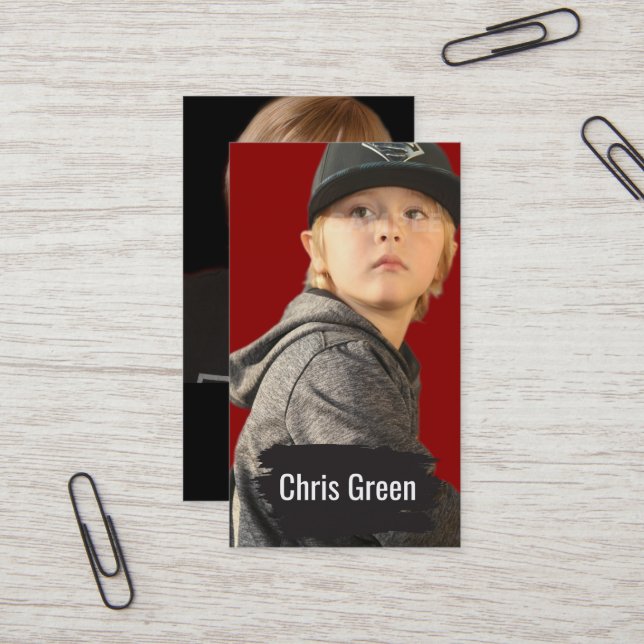 Atores & modelos dos cartões de visitas do (Frente/Verso In Situ)