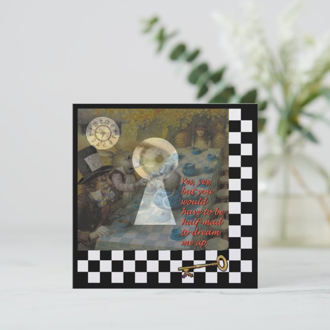 Através do Convite do Keyhole (Em pé/Frente)