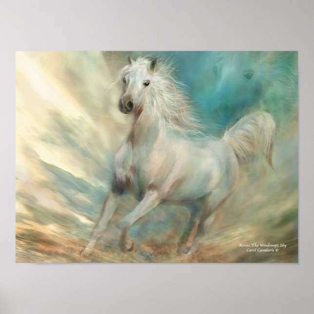 Através Do Poster De Arte Do Céu Do Windswept/Impr (Frente)