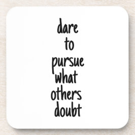 Atreve-Se A Perseguir A Porta copos Plástica Do Du