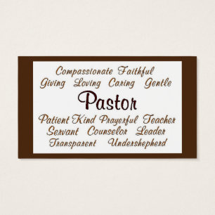 Atributos de Pastor