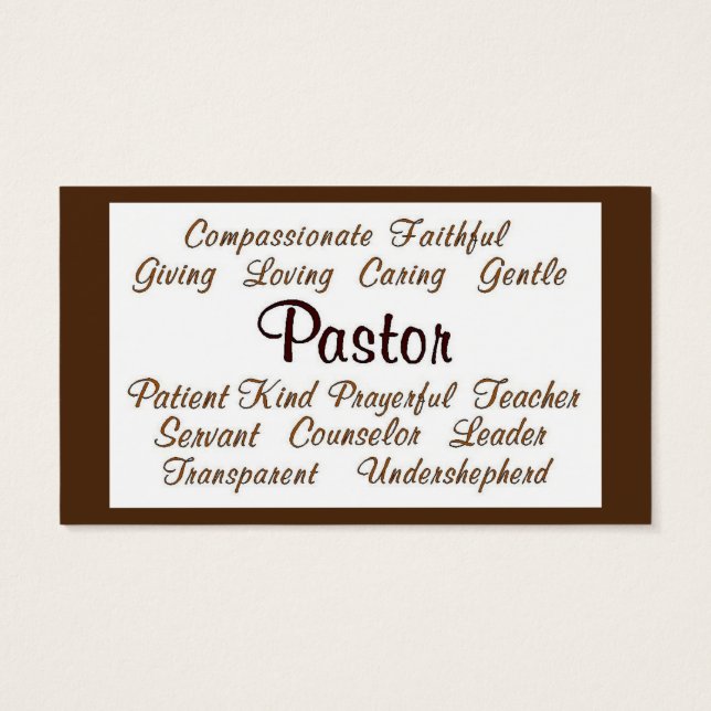 Atributos de Pastor (Verso)