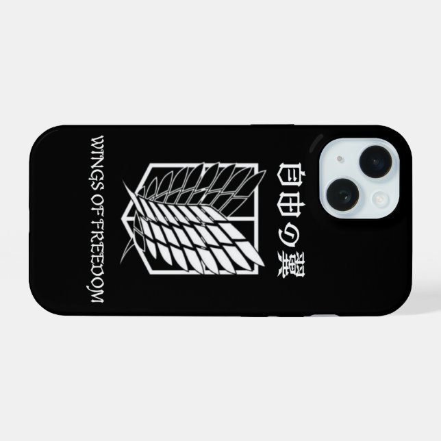 Attack on Titan Wings of Freedom Phone Case | 自由の翼 (Verso Horizontal)