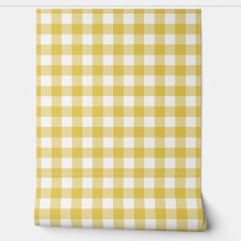 Attractive Yellow Check Buffalo Plaid