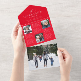 Atualização da newsletter Holiday - Cartão de Nata