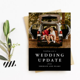 Atualização de casamento muda a data cartão com fo