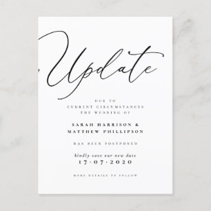 Atualizar Script adiado Anúncio de Casamento