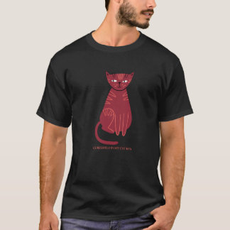Atualmente na minha era do gato camiseta fofa