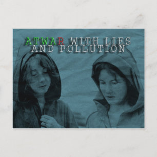 ATWAR com cartão postal LIES