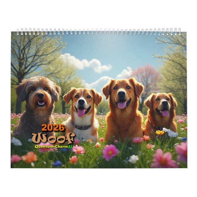 Au, Calendário de Cachorro 2026 (Capa)