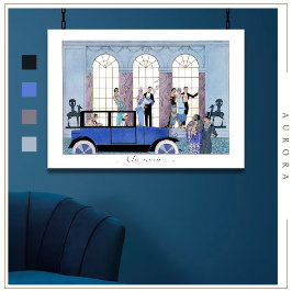 Au Revoir 1920 por George Barbier Poster