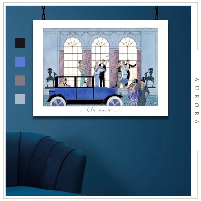 Au Revoir 1920 por George Barbier Poster (Criador carregado)