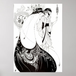 Aubrey Beardsley, Poster de saia de pavão