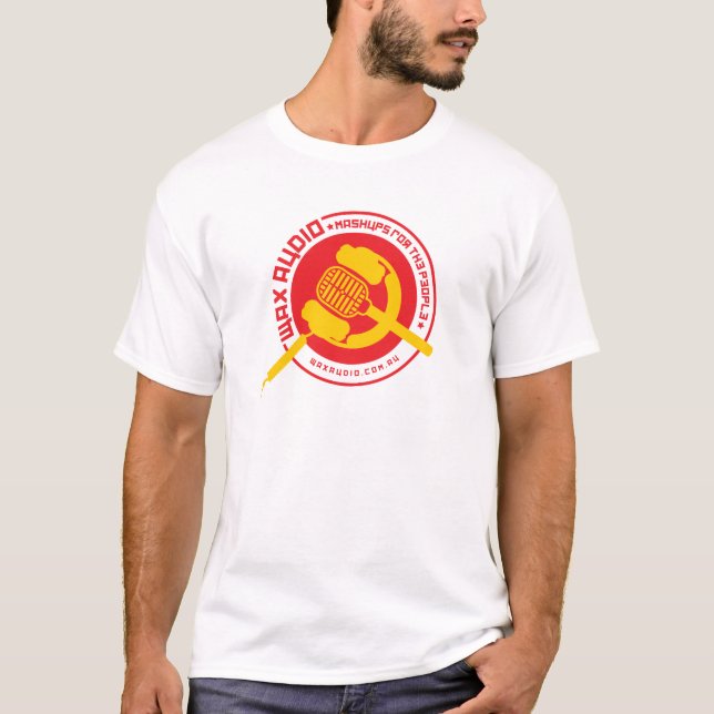 Áudio da cera - o t-shirt dos homens (Frente)
