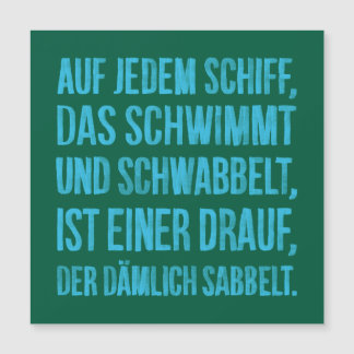Auf jedem Schiff