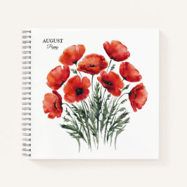 August Poppy Bloom - Presente de Aniversário Perso