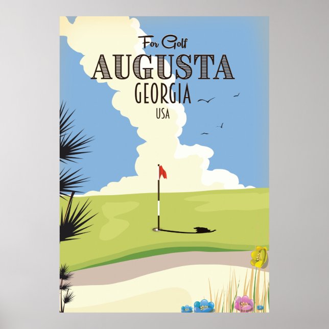 Augusta Georgia Golf Poster (Frente)