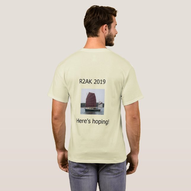 Auklet da equipe - parte dianteira e t-shirt (Parte Traseira Completa)