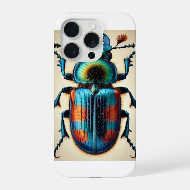 Aulacocyclus beetle 211024IREF230 - Watercolor (Verso)