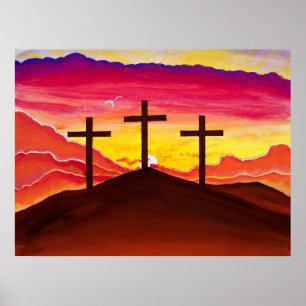 Aumentado como disse o poster da páscoa de Jesus
