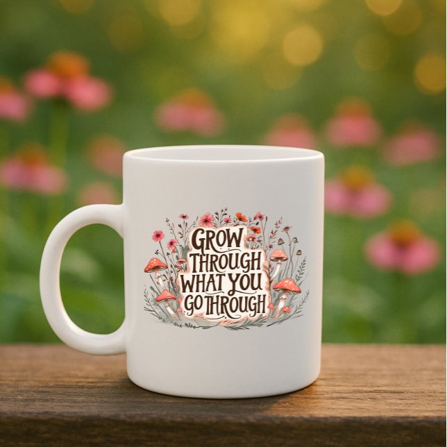 Aumente através do que você passa na caneca (Enjoy the cozy autumn vibes🍁🍂 with your favorite mug filled with inspiration and beauty.)