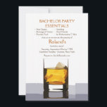 Aumente o seu convite de vidro<br><div class="desc">O convite de um homem para celebrar um aniversário, passar no exame de bar, despedida de solteiro e muito mais. O cartão apresenta um vidro sobre as rochas com licor. O cartão é fácil de personalizar com seu texto, fonte, cor da fonte, opções de forma de papel e escolha de...</div>