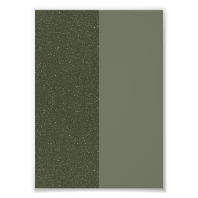 Aumento de Foto Duo-Tone Verde Musgo – Personaliza (Frente)