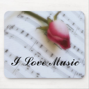 Aumentou na folha de música Mousepad