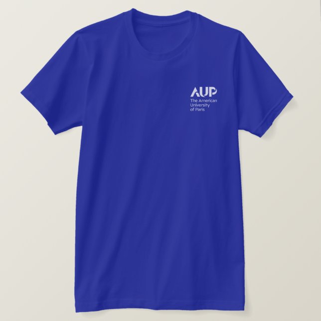 AUP Logo T-shirt - Blue (Frente do Design)