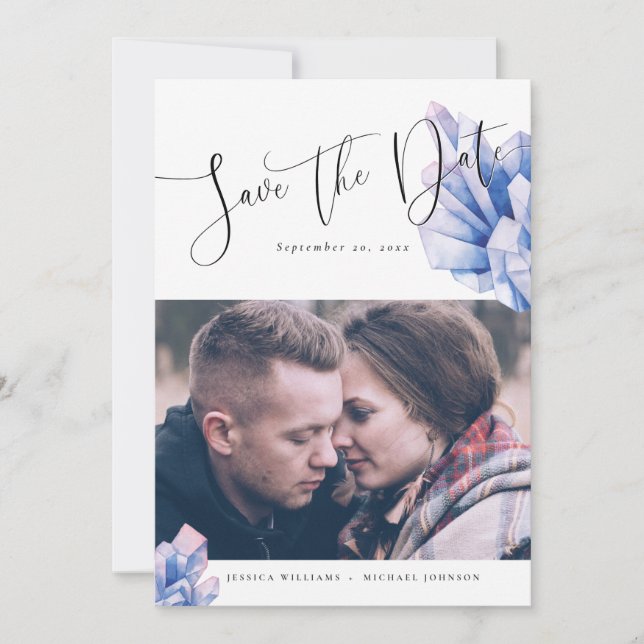 Aura Crystal Salve os Anúncios de Data (Frente)