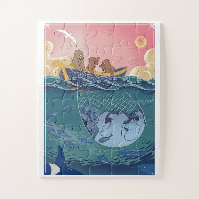 Aurora Bearialis Quebra-cabeça (Vertical)