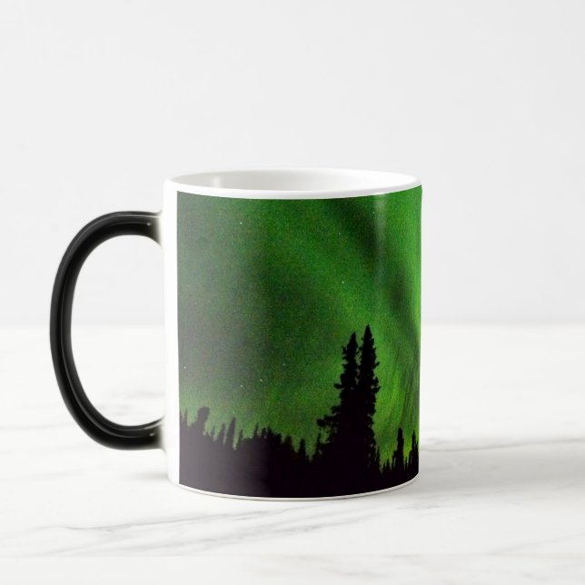 Aurora boreal do Alasca que Morphing a caneca (Esquerda)