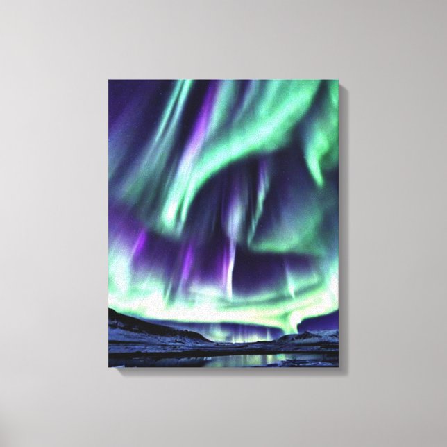 Aurora Borealis Art Canvas (Frente)